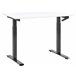 Beliani Escritorio de altura regulable manual DESTINES 120x72 Branco