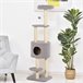 Arranhador para Gatos Aglomerado e Sisal PawHut Cinza