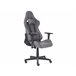 Beliani Cadeira de Gaming WARRIOR Cinza Escuro