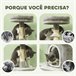 Arranhador para Gatos Melamina de Madeira e Sisal PawHut Cinza