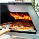 Forno de Pellets para Pizza com Acessórios Preto