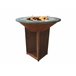 Barbecue com placa de aço Castanho