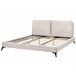 Beliani Cama com estrado Bombazine MELLE 195x240 Bege
