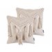Beliani Almofada decorativa BEDADI Bege