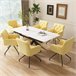 Cadeiras de jantar Amarelo