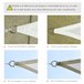 Toldo Vela Poliéster Outsunny 600x600 Bege