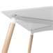  Mesa de jantar Suécia 80x80 Branco
