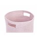 Beliani Cesta CHINIOT Rosa Talco