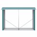 Abrigo para Lenha Aço Galvanizado Outsunny 240 Verde