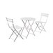 Conjunto de mesa e cadeiras de jardim dobráveis Teresa Branco
