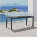 Mesa de jardim extensível ORION cinzento escuro Cinza Escuro