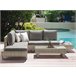 Beliani Conjunto lounge LANCIANO Cinza