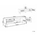 Beliani Mesa de TV PARTON 140 Branco/ Bege