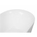 Beliani Banheira autónoma CARRERA 75x150 Branco