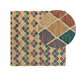 Beliani Pelos curtos KESKIN 200x200 Multicor