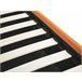 Beliani Cama com armazenamento Veludo ROUEN 168x214 Laranja