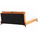 Beliani Cama com estrado Veludo MELLE 196x233 Cinza