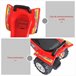 Carro Andador PP e metal HOMCOM Vermelho