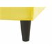 Beliani Cama com estrado Veludo FITOU 190x214 Amarelo