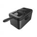 Fritadeira Cecotec CleanFry Luxury 3000 Dark com óleo Cinza