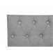 Beliani Cama continental Poliéster DUCHESS 191x211 Cinza Claro