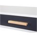Beliani Conjunto de escritório ESCALANTE/FRISCO 120x50 Cinza Escuro