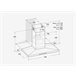 Exaustor chaminé 60 cm HOTPOINT HHC 6.7F LT X Inoxidavel