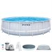 Piscina circular desmontável Chevron Prism Frame INTEX Cinza