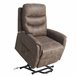 Cadeirão CORL relax elétrico LIFT UP e massagem castanho Castanho