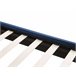 Beliani Cama com estrado Veludo FLAYAT 193x215 Azul Marino