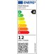 Lâmpada padrão LED 12W E27 quente Branco