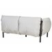 Beliani Conjunto lounge ESPERIA Cinza Claro