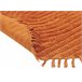 Beliani Entrelaçado HALFETI 140x140 Laranja
