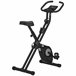 Bicicleta Estática Dobrável Aço, ABS, EVA HOMCOM Preto