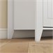 Aparador de Cozinha MDF HOMCOM, casa - móveis de armazenamento Branco