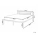 Beliani Cama com estrado Metal CUSSET 167x209 Branco