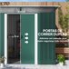 Abrigo de Jardim Aço Galvanizado Outsunny Abrigo de Jardim Aço Galvanizado Outsunny Verde