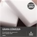 Apoio para os pés Otomano Giratório PU, Espuma, Metal Galvanizado Branco