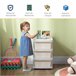 Organizador de Brinquedos PP HOMCOM Cru