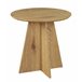 Mesa de centro fixa redonda LINA Carvalho