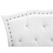 Beliani Cama con almacenaje Piel sintética METZ 168x217 Branco