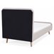 Beliani Cama com estrado Poliéster RENNES 101x220 Bege