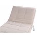 Beliani Chaise longue Terciopelo LOIRET Bege