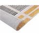 Beliani Entrelaçado KATRA 200x300 Amarelo