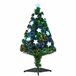Árvore de Natal PVC e Metal HOMCOM, casa - natal Verde