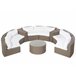 Beliani Conjunto lounge SEVERO Areia