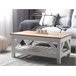 Beliani Mesa de centro SAVANNAH 60x101 Branco