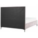 Beliani Cama com armazenamento Veludo SEZANNE 170x215 Rosa