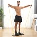 Prancha de flexões push-up com fitas de resistência de guia de exercícios Preto