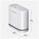 Lixeira grande de encaixe Joybos Branco